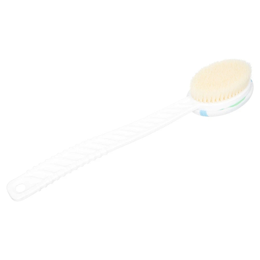 Double-head Shower Brush Bath Scrub Man Cleaning Long Handle Bathing