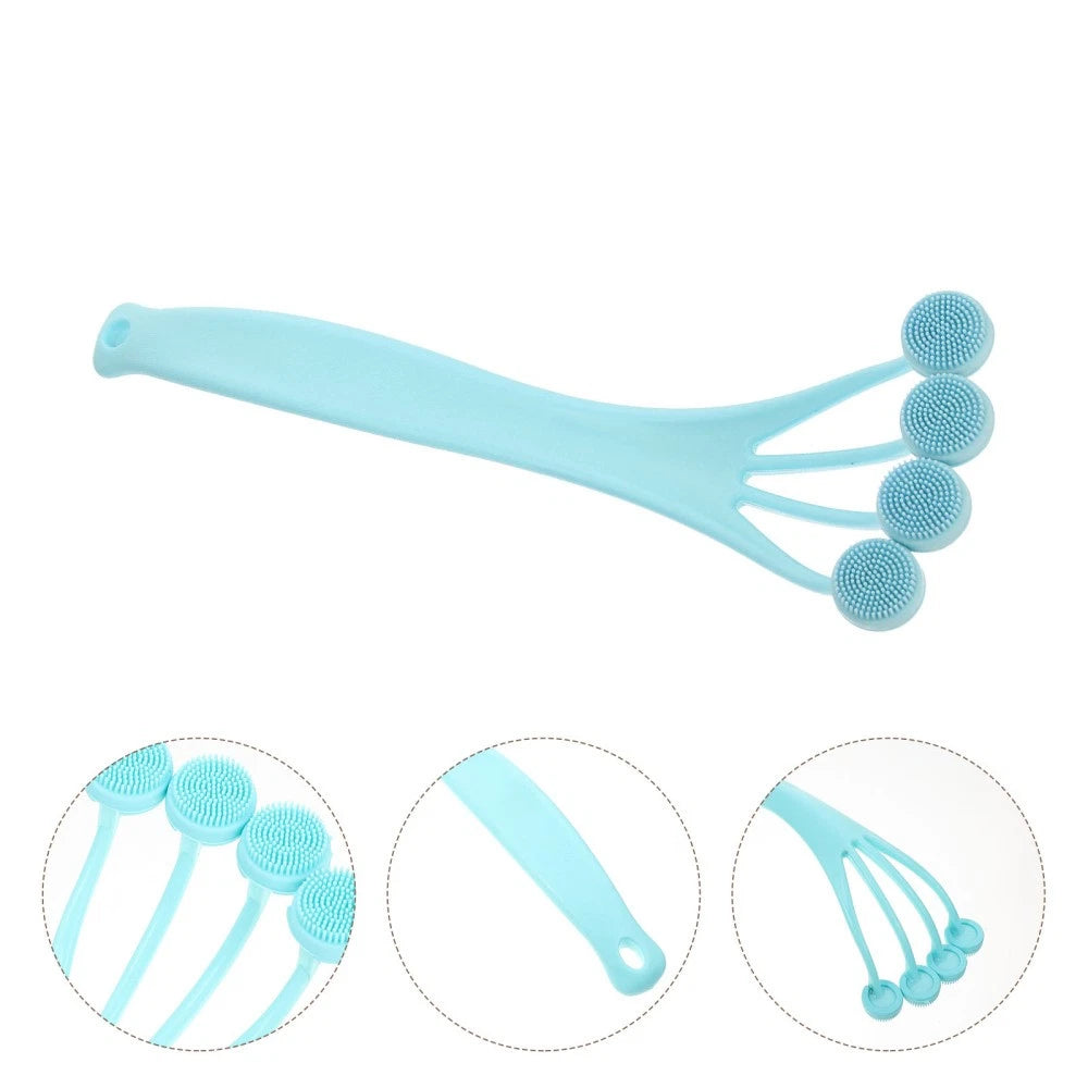 2 PCS Exfoliating Bath Brush Miss Man Scrubber with Handle Shower Accessories