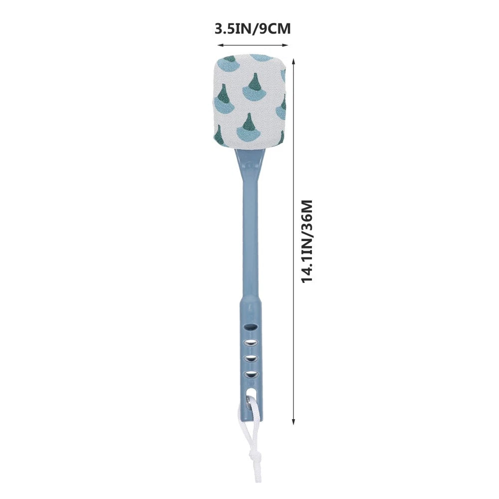 3 pcs Household Bath Brush Practical Shower Brush Back Cleaning Brush for