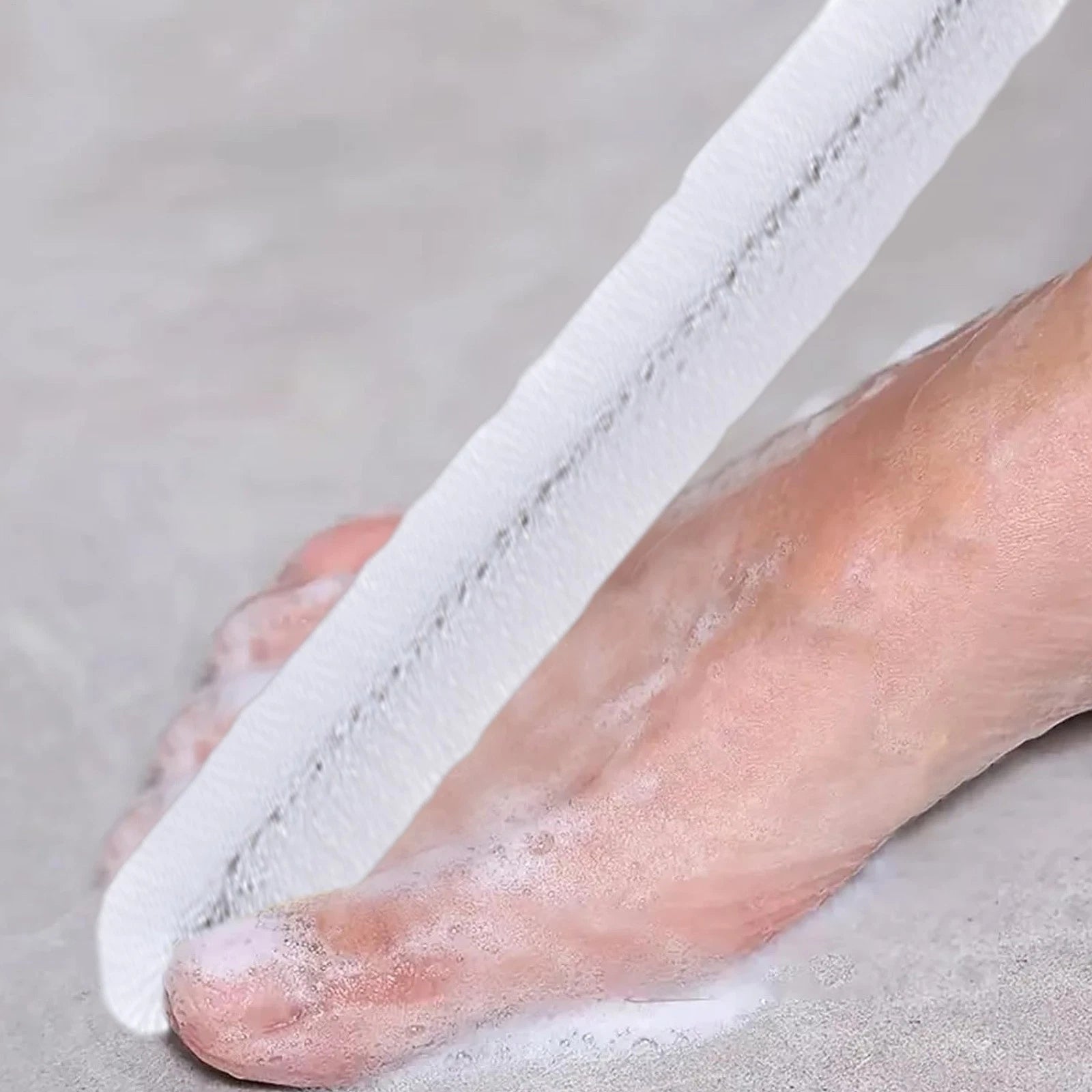 Long Handle Toe Brush Reusable Bendable Foot Toe Scrubber Brush Portable Pretty