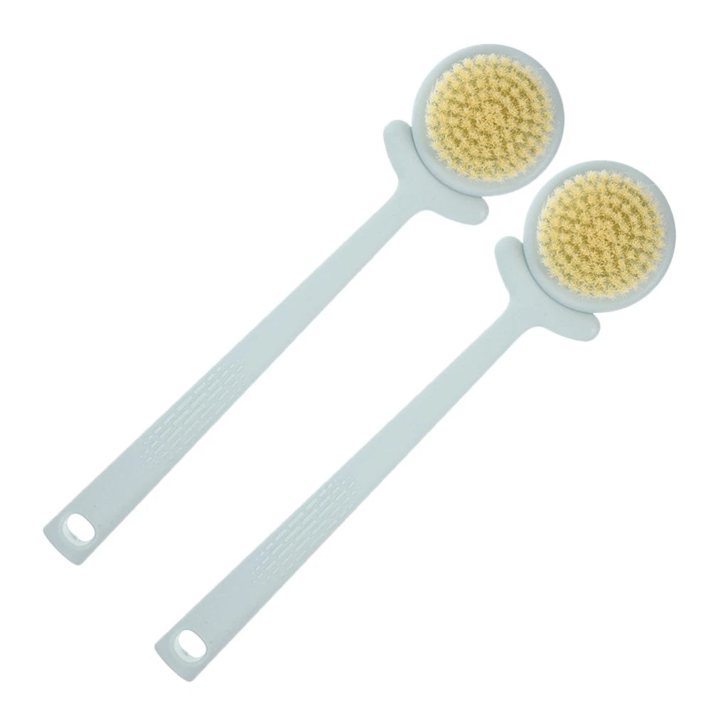 2 Pcs Flower Bath Brush Man Automatic Body Scrubber Back Scratcher for Men