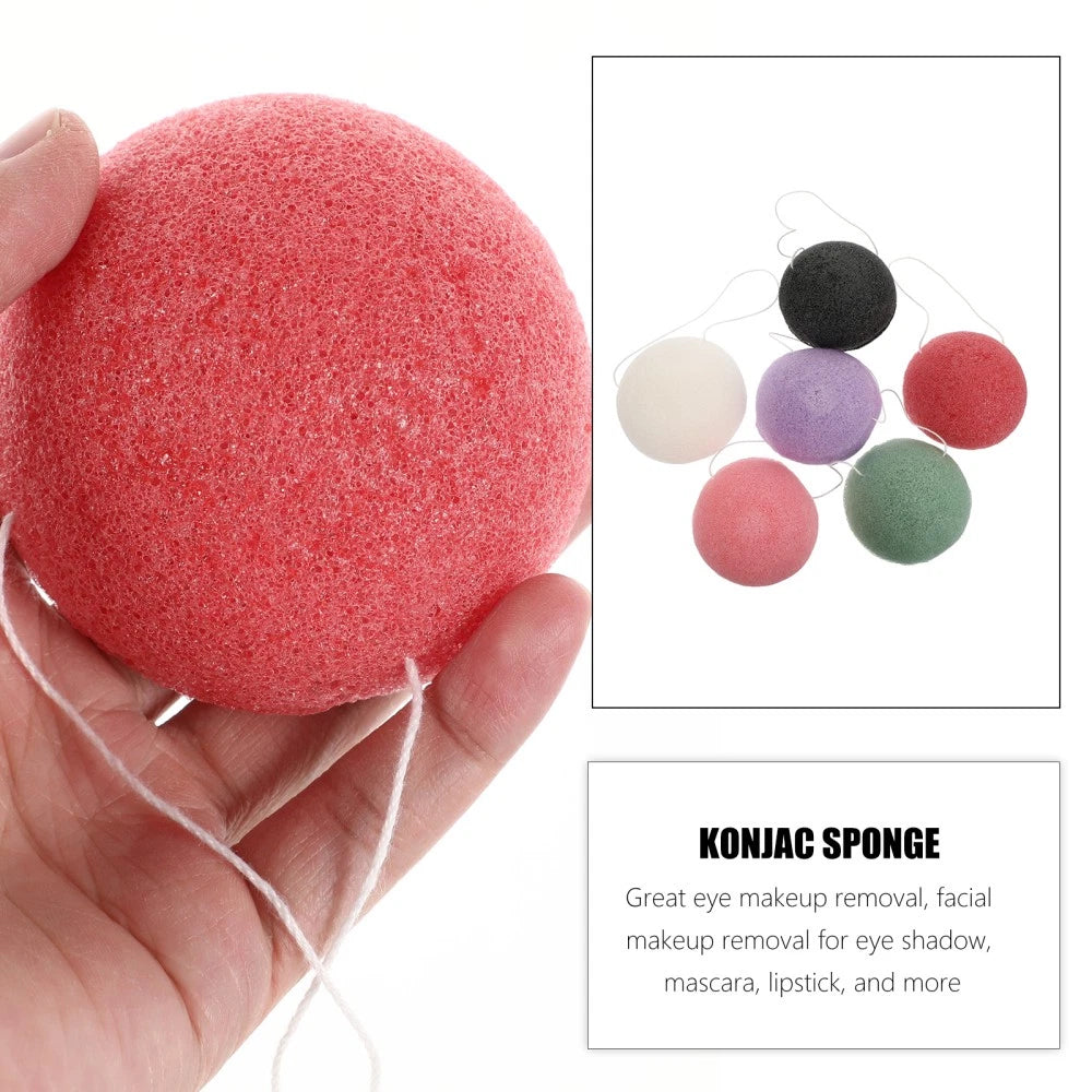 6pcs Sponges Exfoliating Face Sponges Face Sponges Cleaning