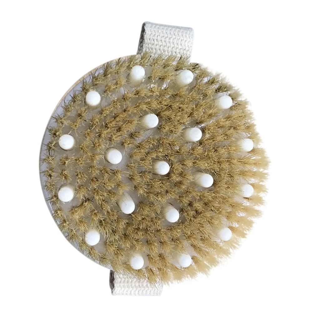 Bath Brush Back Exfoliator Body Scrubber Bathing Tool Unisex Dry