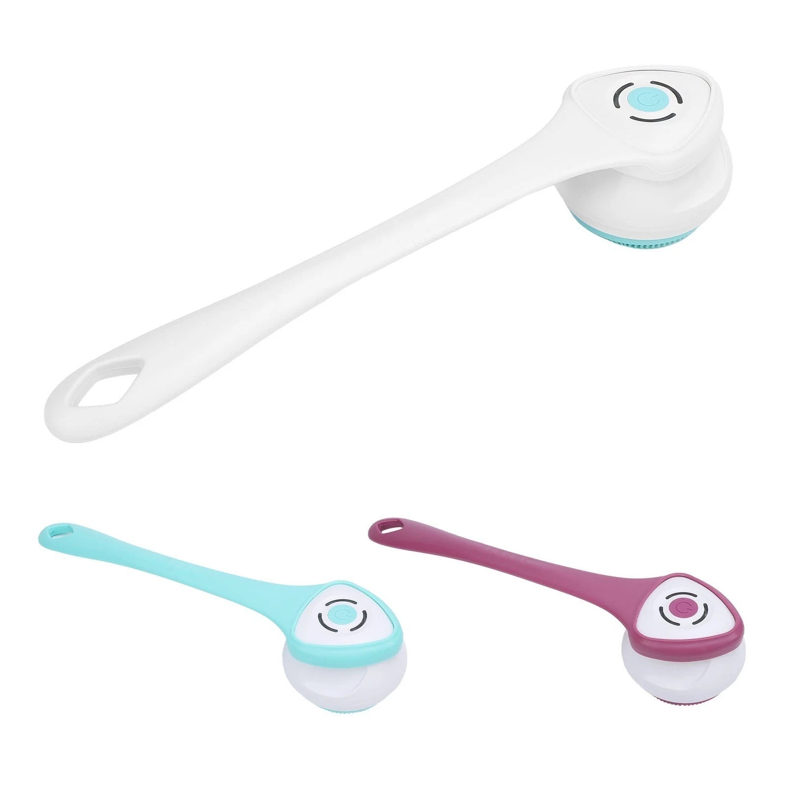 Electric Body Brush Multifunctional Long Handle Shower Brush Water Resistant