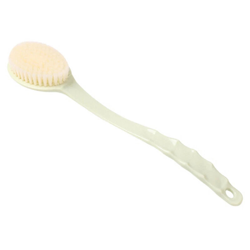 Skin Body Brush Back Scrubber Shower Bathing Cellulite Exfoliating Long HandleKF