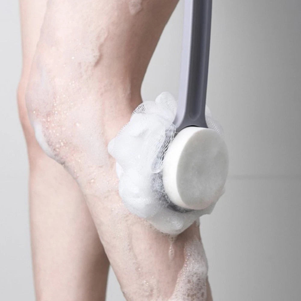 Long Handle Bath Brush Body Exfoliator Scrubber Handled Shower for