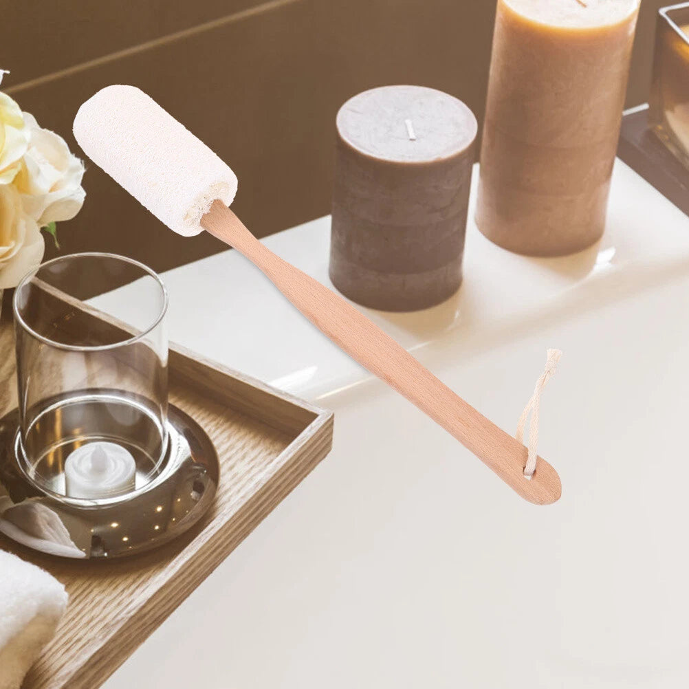 Handle Loofah Back Brush for Bathing Exfoliating Scrubber