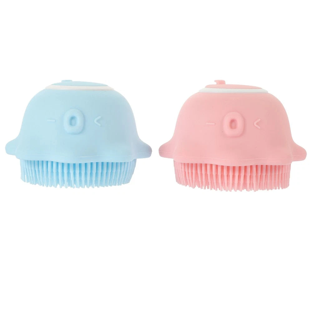 2 Pcs Bath Brush Multi-functional Exfoliating Baby Child Scrubber