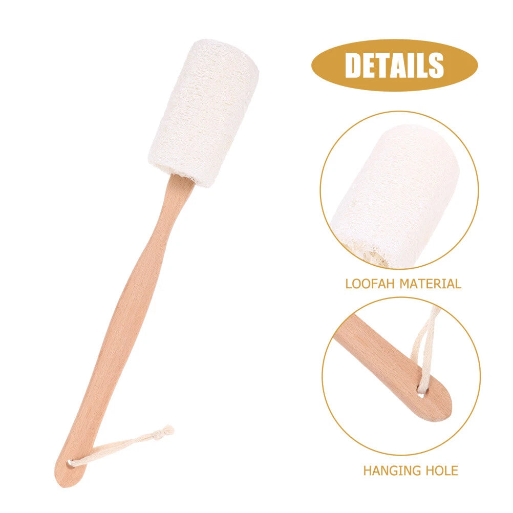 Handle Loofah Back Brush for Bathing Exfoliating Scrubber