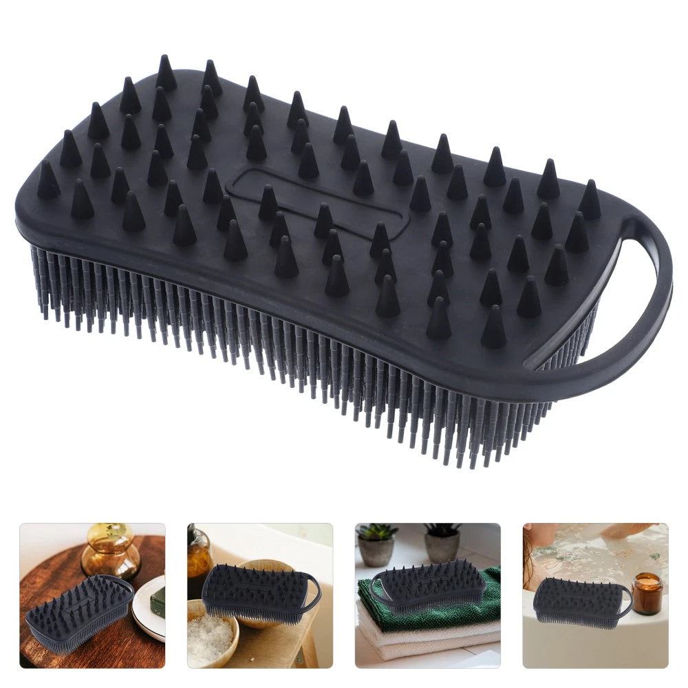 Bath Silicone Scrubber Body Exfoliating Shower Brushes