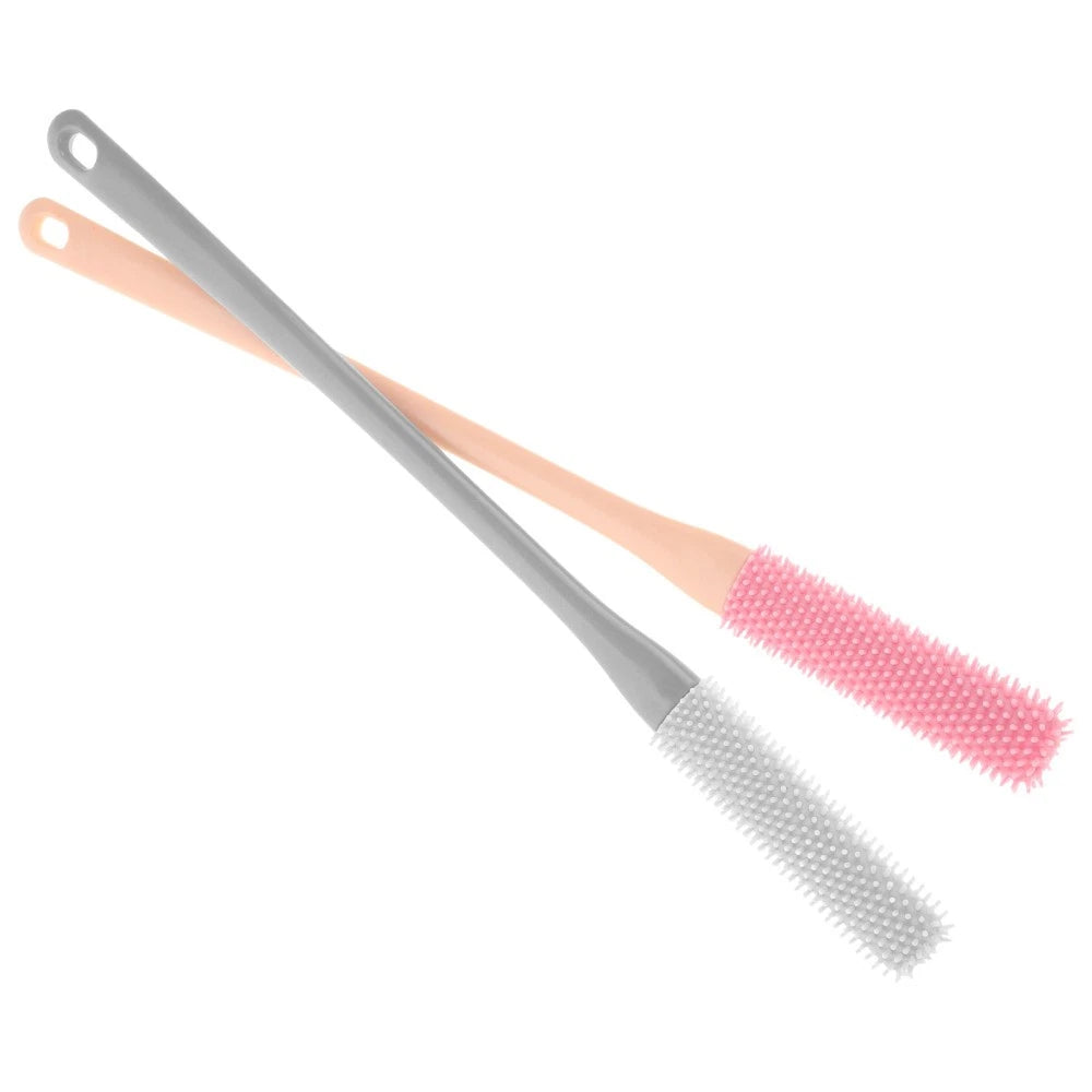 2Pcs Multi-functional Handle Toe Scrubber Brush for Shower Foot Cleaning