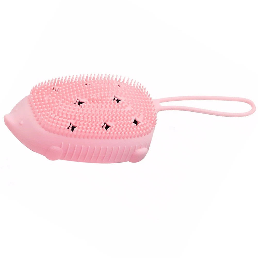 Bath Brush Silicone Body Scrubber Shower Baby Bathroom for Bathing