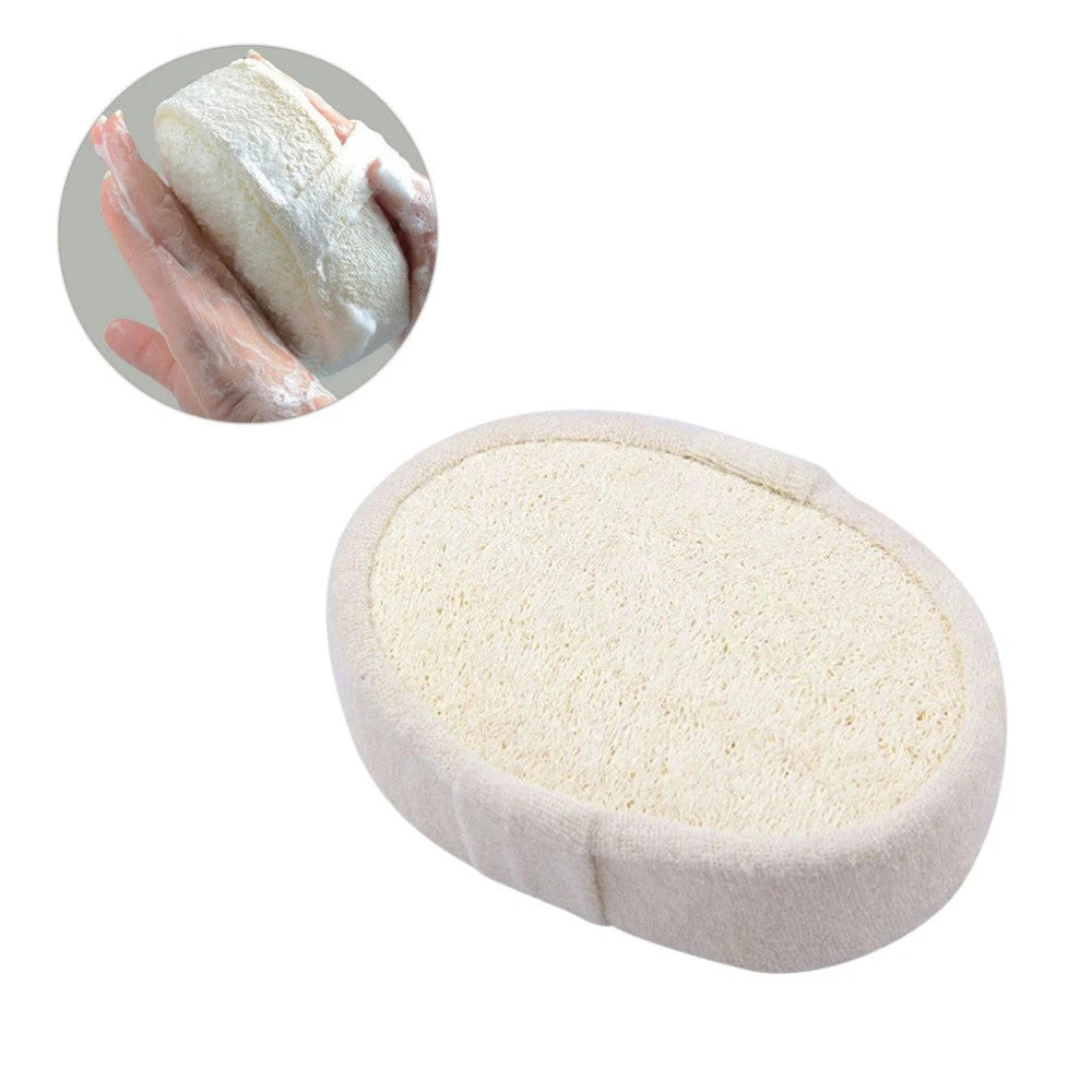 3pcs Loofah Bath Brush Exfoliator Body Scrubber Natural for