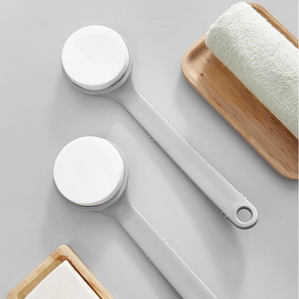 1Pc Sponge Bath Brush with Long Handle Durable Shower Brush Creative Bathing