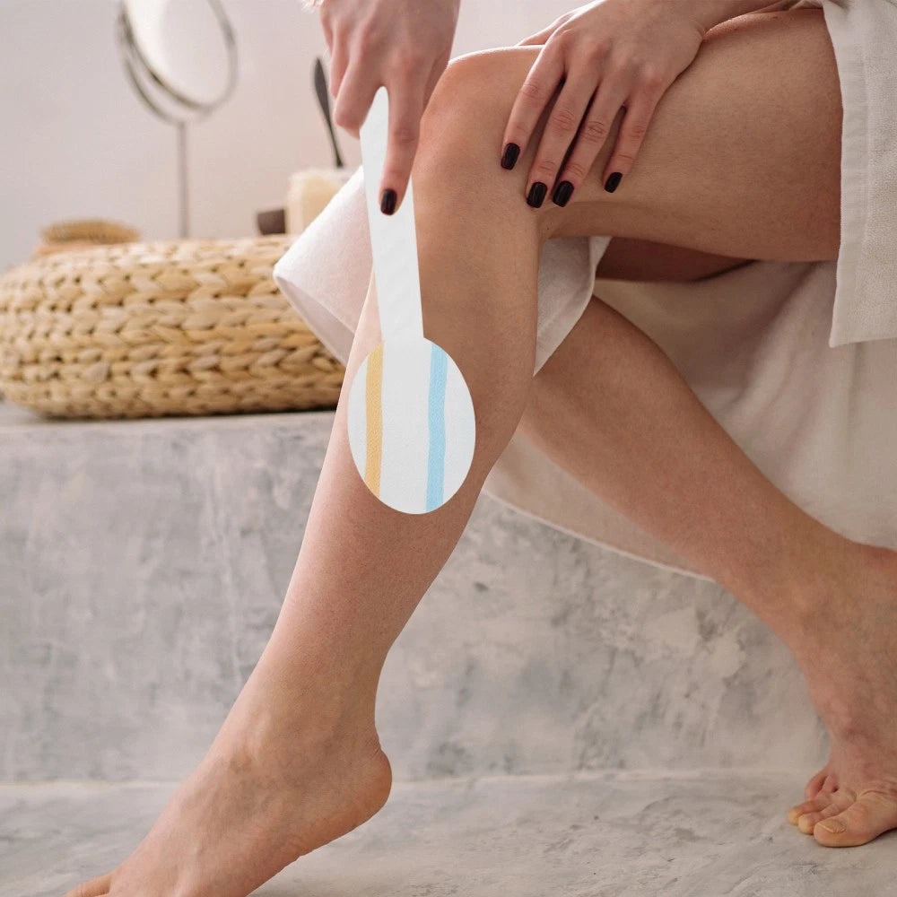 Double-head Shower Brush Bath Scrub Man Cleaning Long Handle Bathing