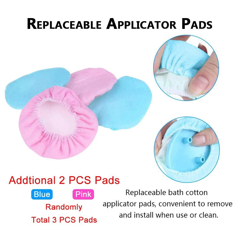 Back Brush Long Handle Bath Body Easy Lotion Applicator Rubs Massager Extra