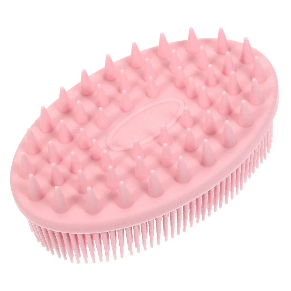 2 Pack Silicone Bath Brush Child Man Massage for Infant Scrubber