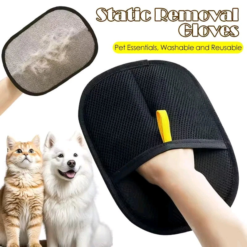 2-10PCS Cleaning Brush Magic Glove Pet Dog Cat Massage Hair Removal Bathing Comb