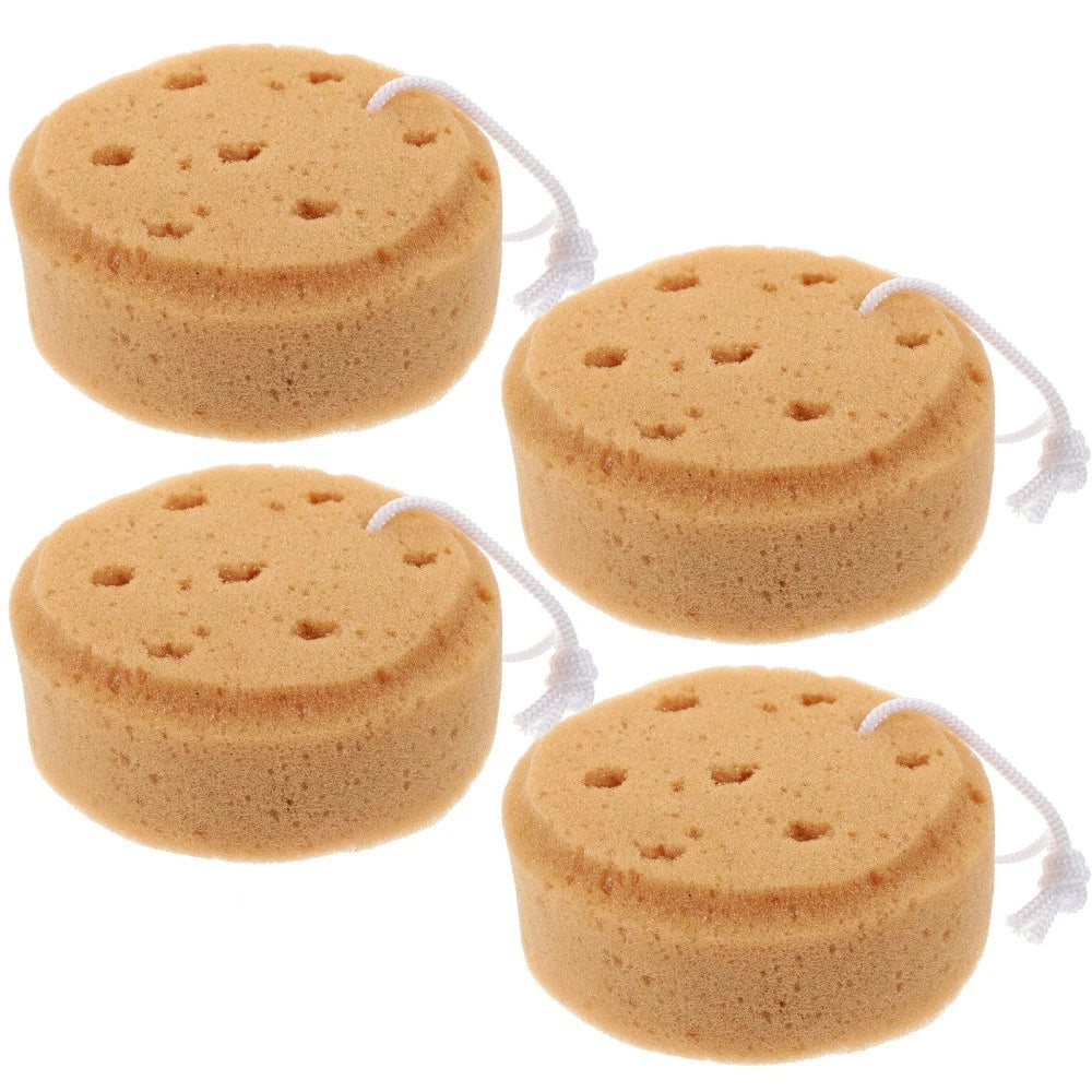 4 Pcs Bath Sponge Exfoliating Loofah Shower Scrub Scrubber for Body