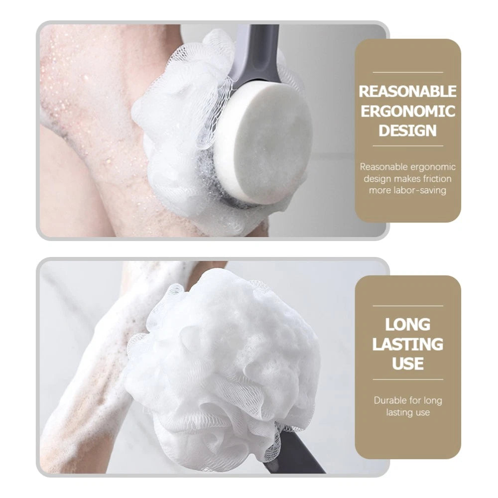 2 Pieces Bath Ball Brush Child Double-sided Body Exfoliator Scrub