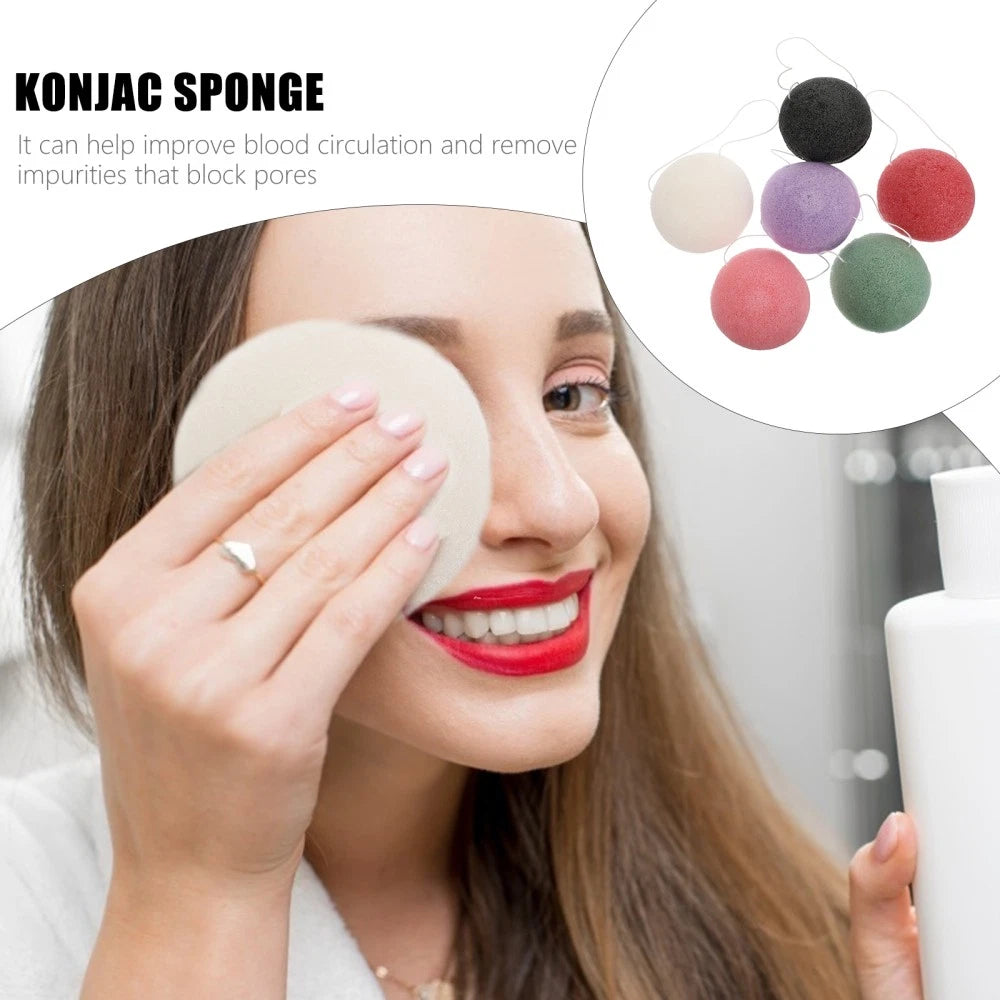 6pcs Sponges Exfoliating Face Sponges Face Sponges Cleaning