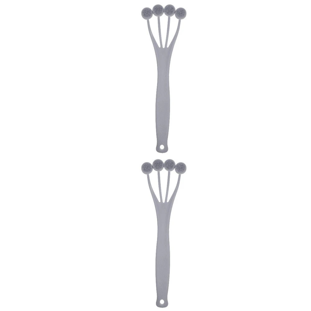 2 Pack Exfoliating Bath Brush Body Brushes for Shower Back Scrubber Men