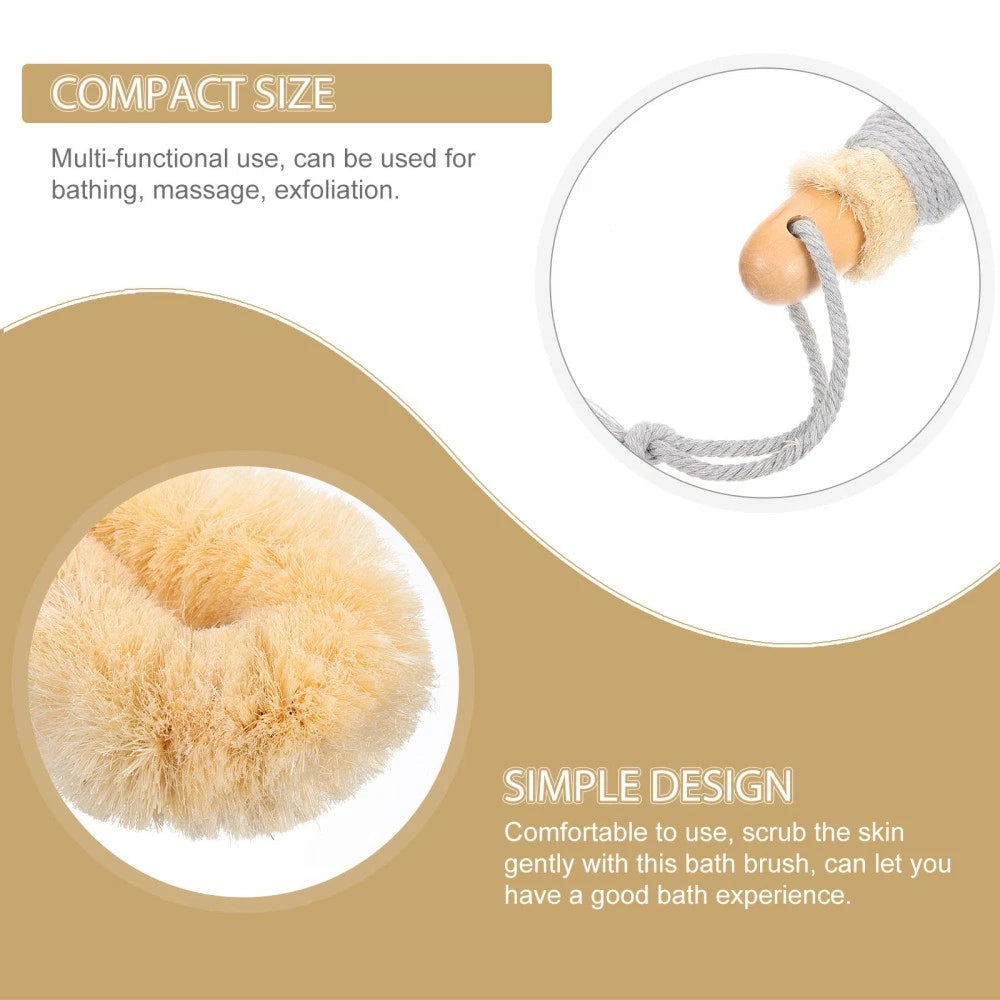 Household Shower Body Brush Back Scrubber Bath Handle Brush for Skin