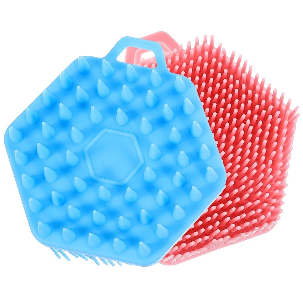 2 Pcs Bath Massage Brush Man Shower Exfoliator Exfoliating Scrubber