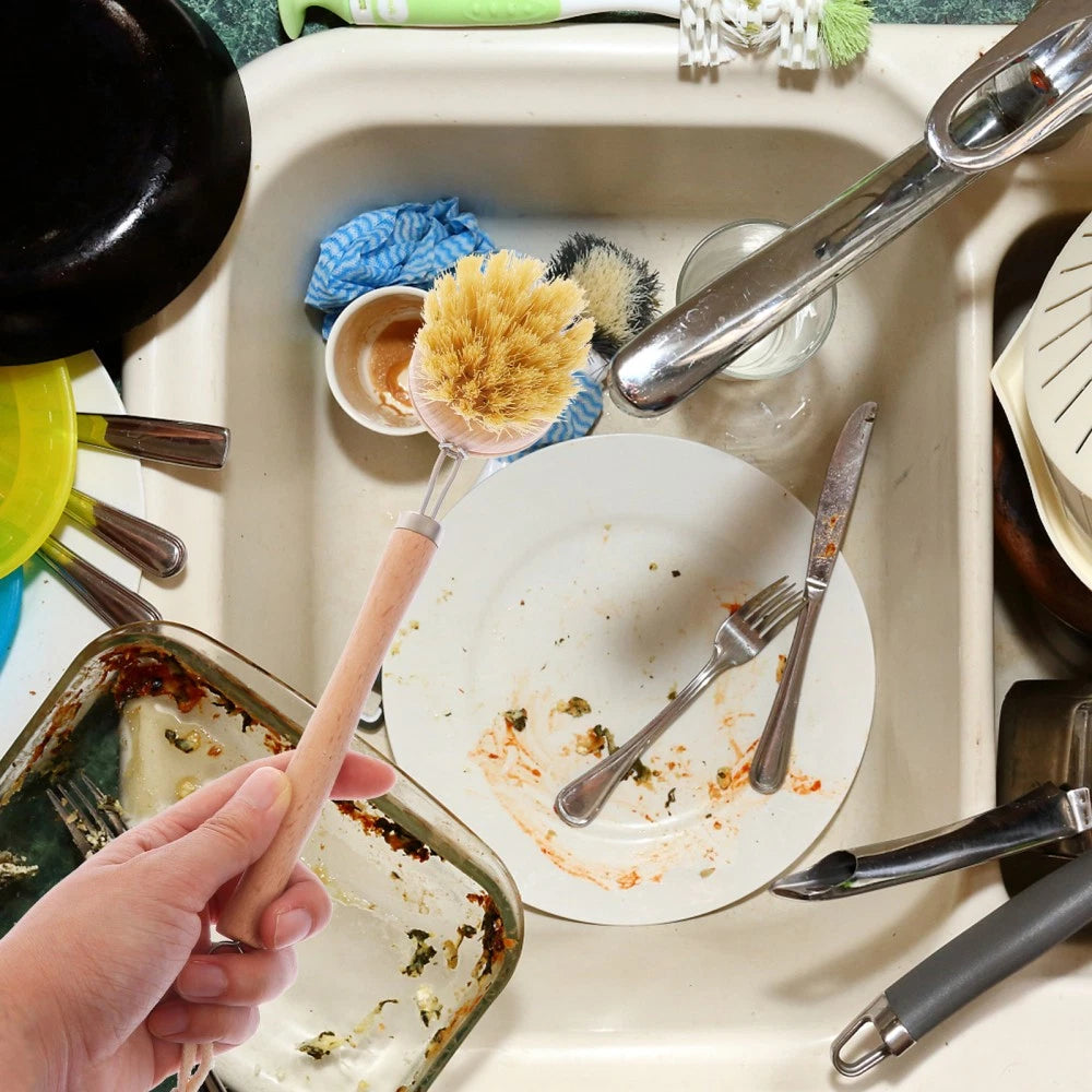 2 Pcs Cleaning Brush Long Handle Body Bathing Accessories