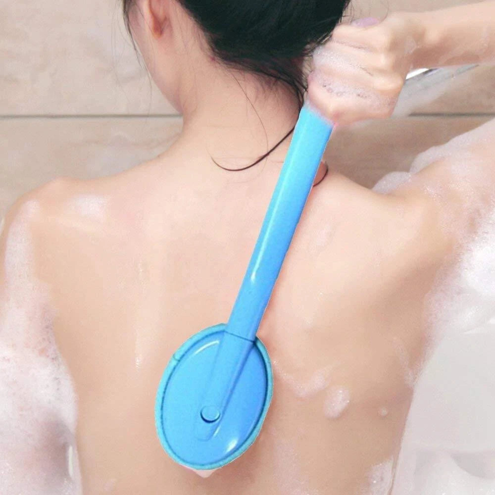 Back Brush Long Handle Bath Body Easy Lotion Applicator Rubs Massager Extra