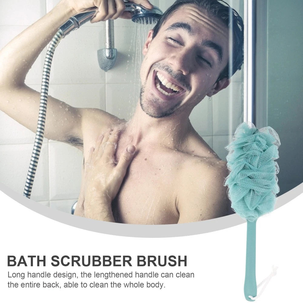 Bath Brush Man Bathing with Long Handle Accessories for Disabled People