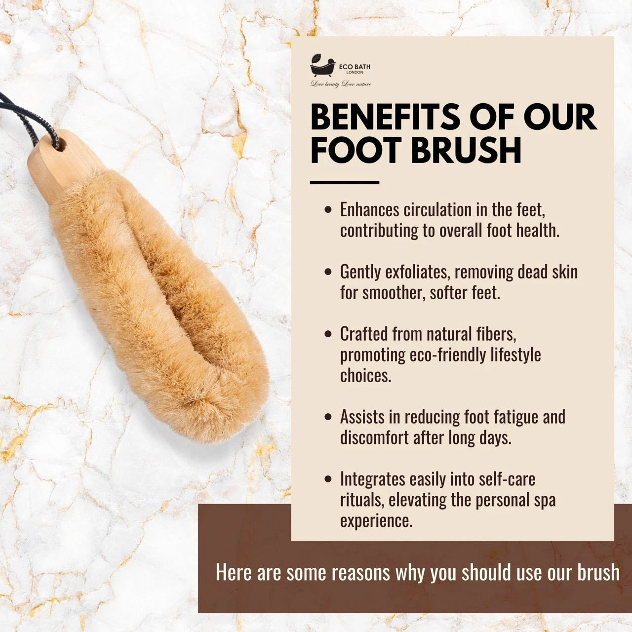 Japanese SPA Sisal Brush