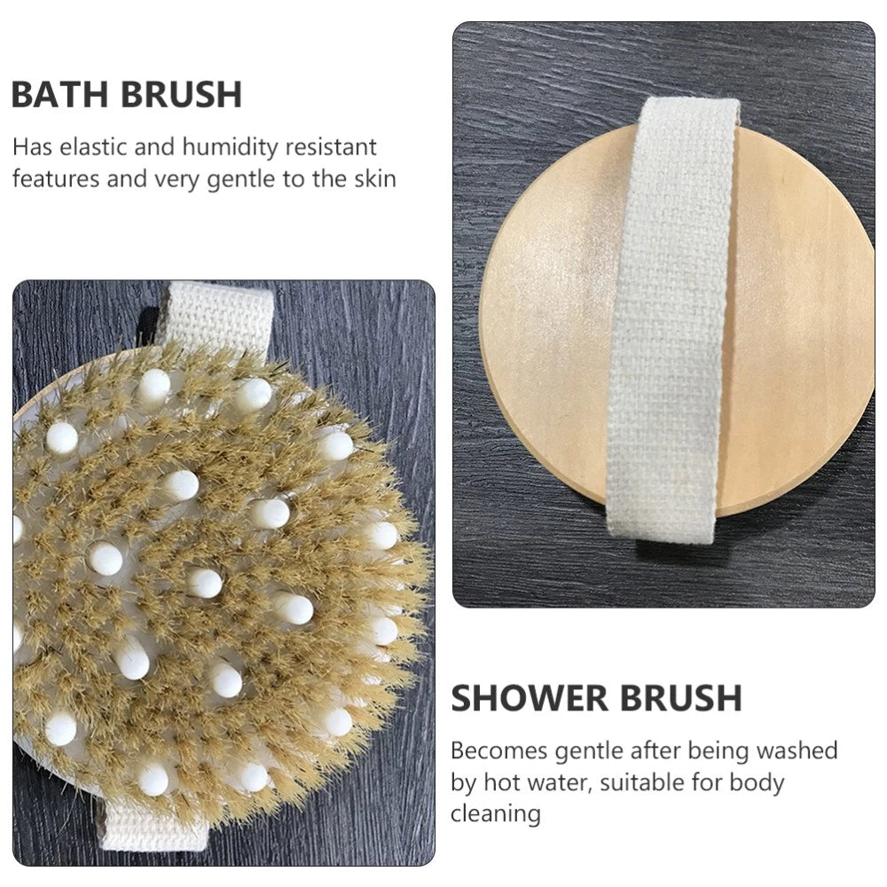 Bath Brush Exfoliating for Exfoliator Round Bathing Tool