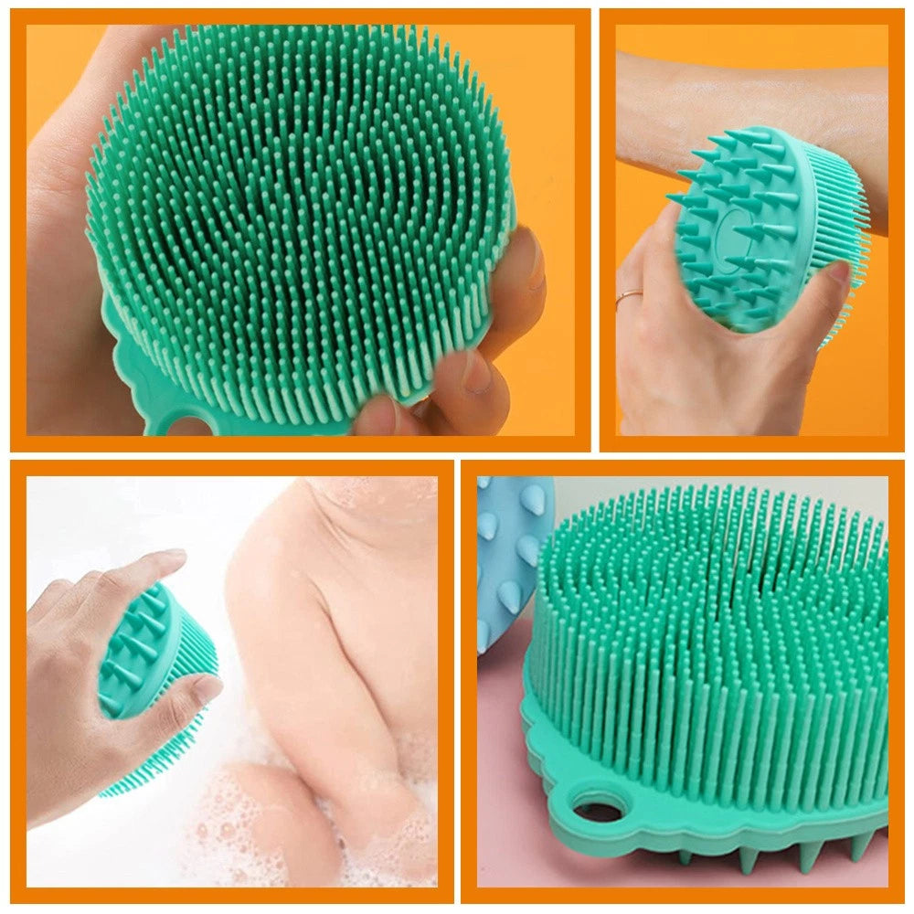 Silicone Bath Brush Brushes Baby Child Sensory Shower Scrubber for Body