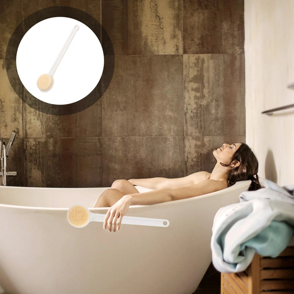 Back Scrubbing Brush Bath Scrubber for Body Brushes Long Handles Elderly