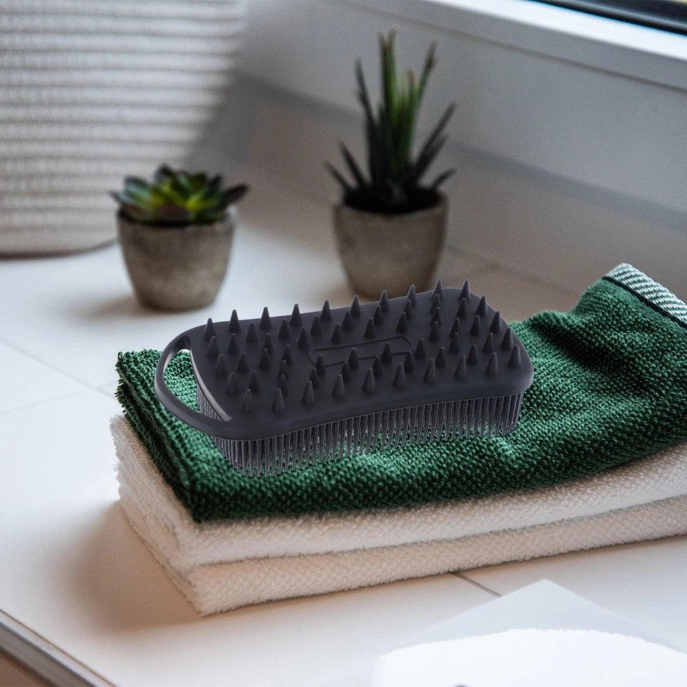 Bath Exfoliating Shower Brushes Body Scrubber Silicone