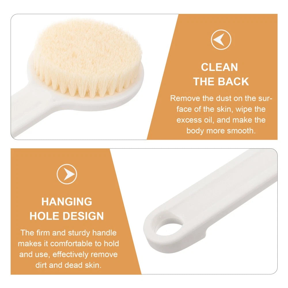 Back Scrubbing Brush Scrubber Bath Body Brushes Long Handles for Elderly