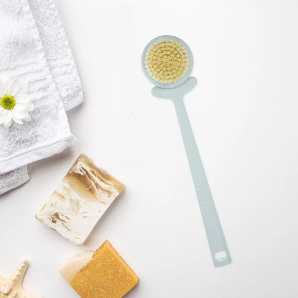Flower Bath Brush Back Scrubber for Shower Exfoliating Body with Handle