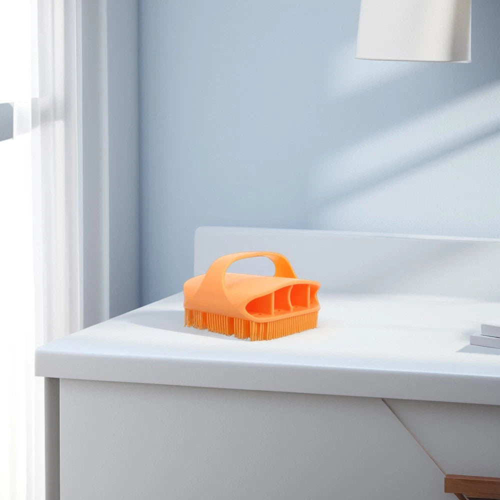 Silicone Bath Massage Brush Man Bathing Back Scrubber for Shower Men