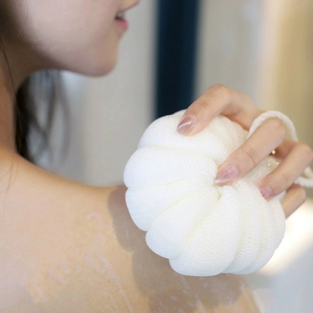 2 Pcs Petal Bath Ball Sponge Balls Shower Body Scrubber Baby Loofah Pad Pouf