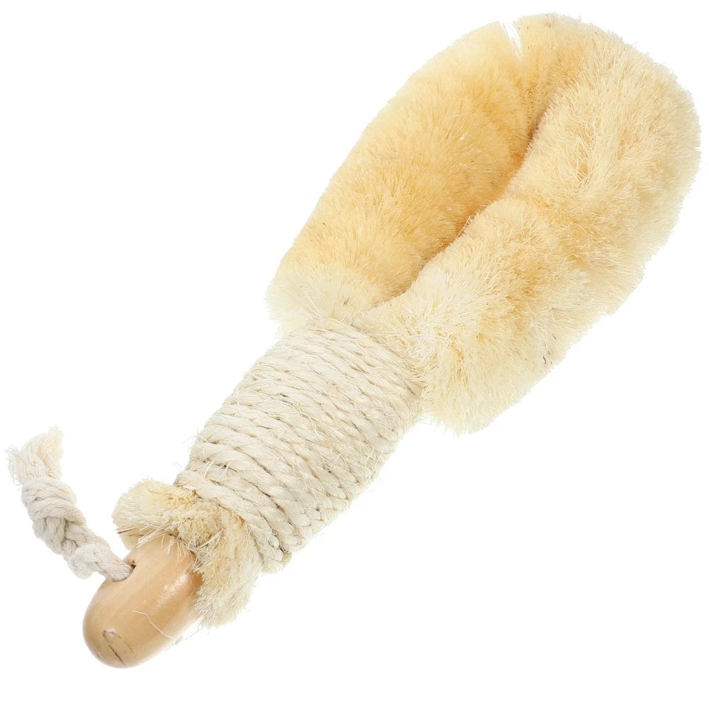 Sisal Shower Brush Body Exfoliator Scrubber Exfoliating Back Bath