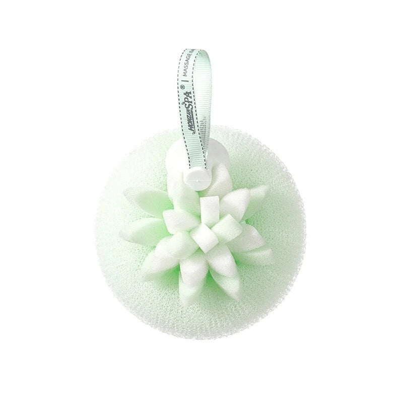 with Suction Cup Shower Bath Ball Sponge Bubble Brush  Household