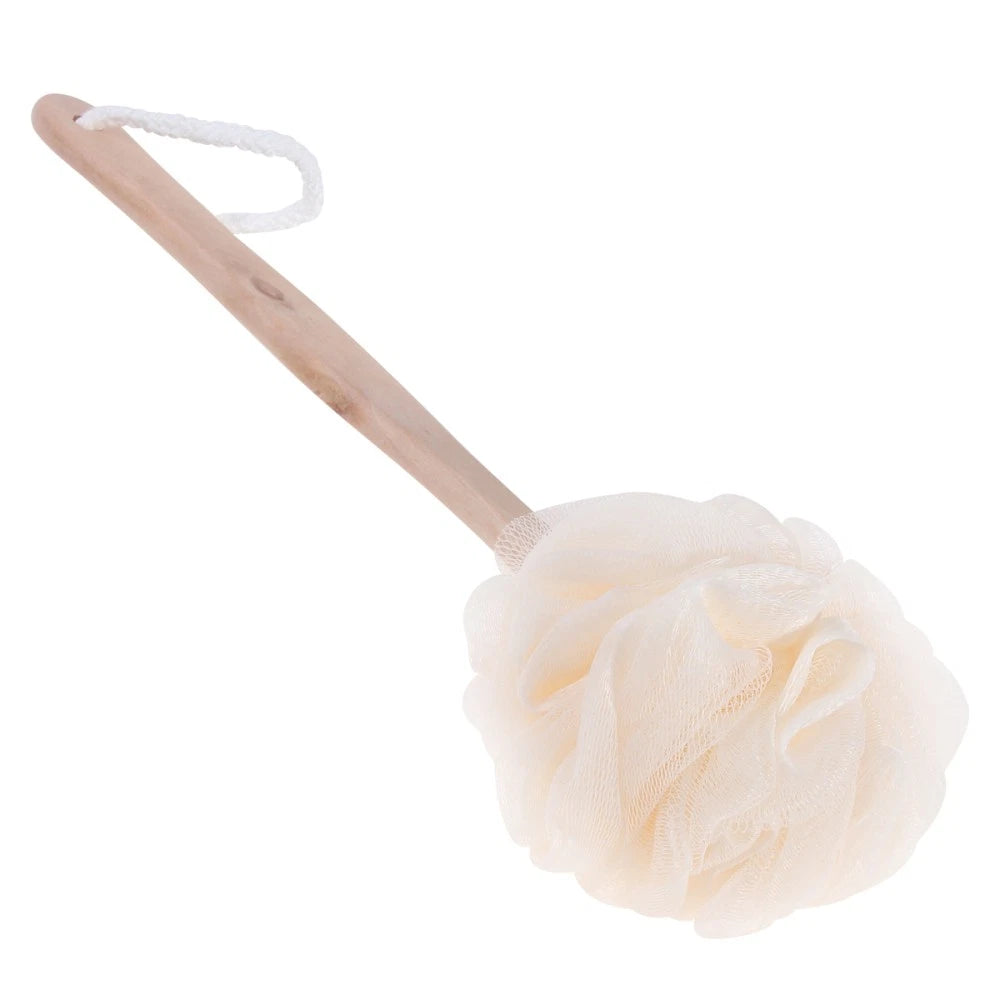 Long Handled Loofah Bath Sponge Brush Exfoliating Shower Scrubber for Adults