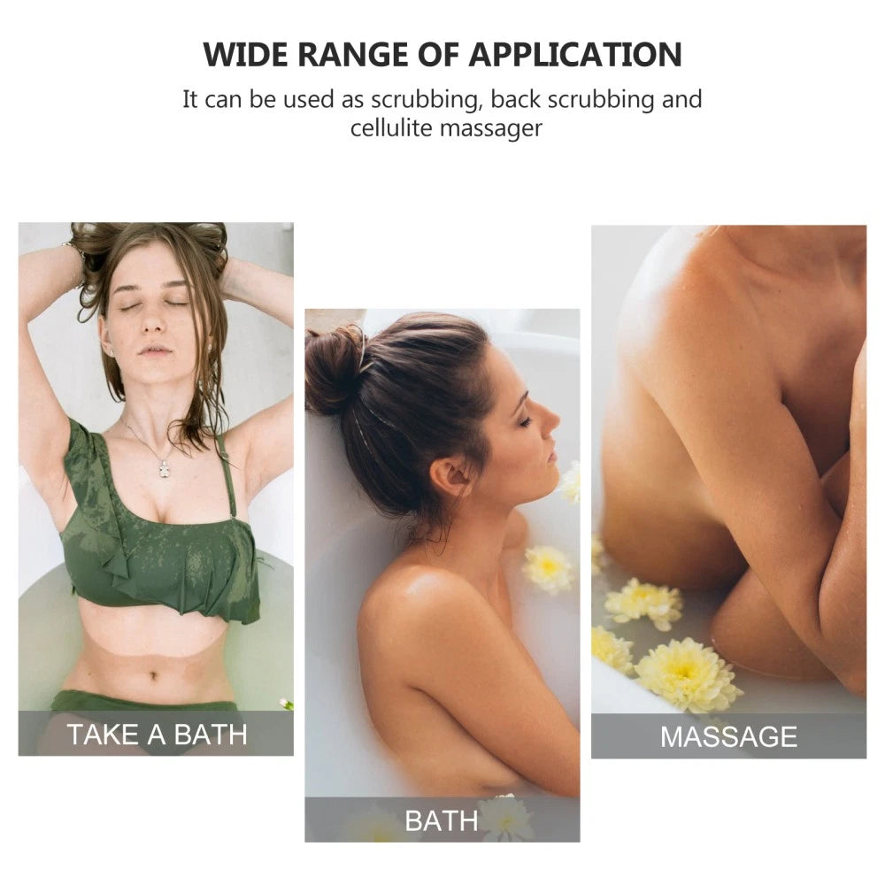 Shower Brush Bath Elderly Man Silicone Scrub for Body Scruber Back Scrubber