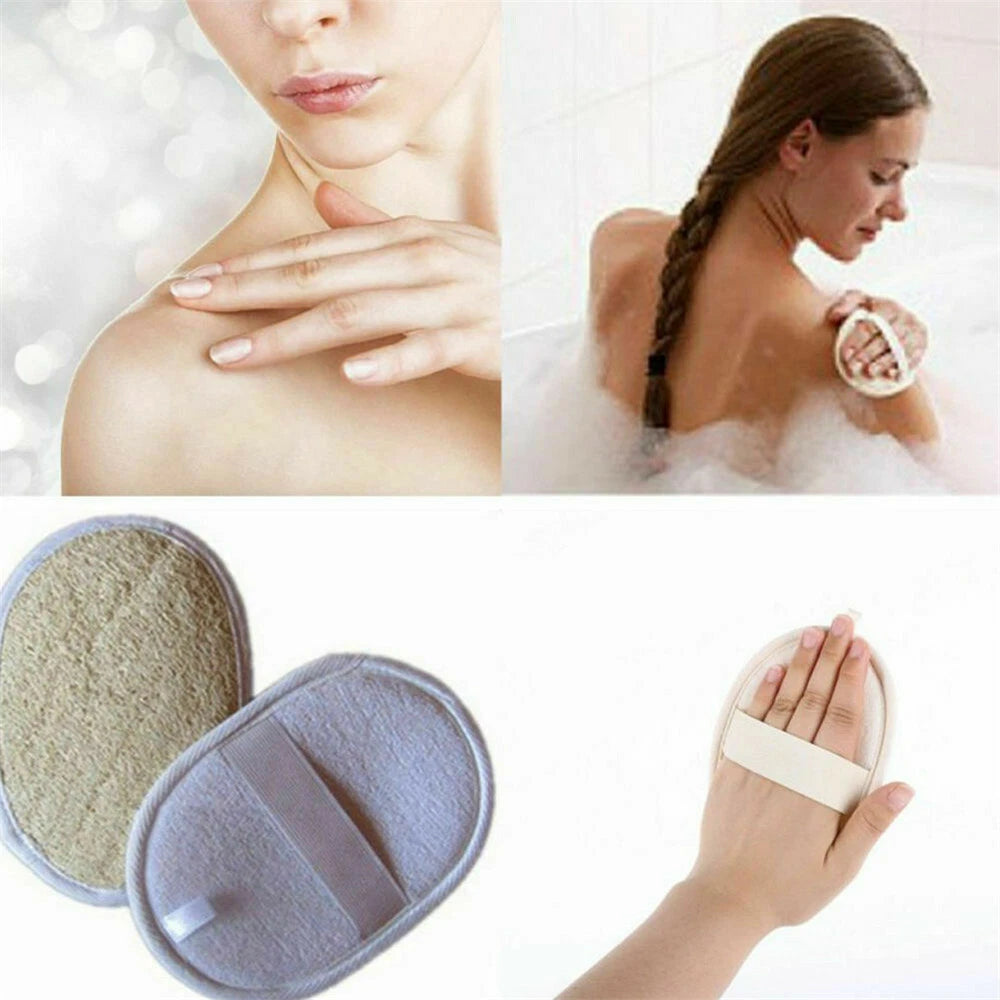 Loofah Exfoliating Body Skin Bath Shower Spa Brush Sponge Pad AU