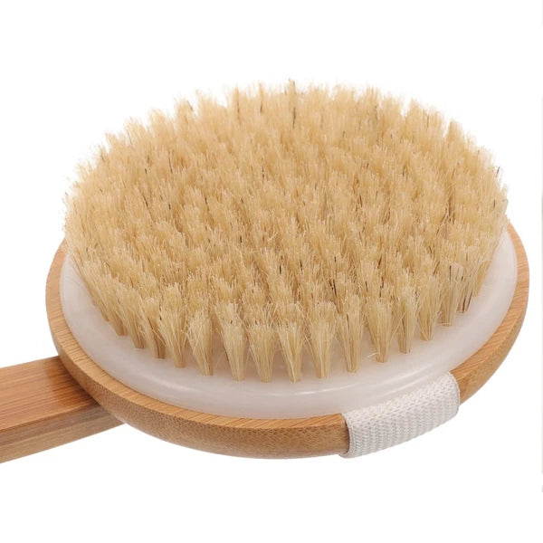 Removable Bath Brush Elderly Man Accessible Shower Scrubber Back