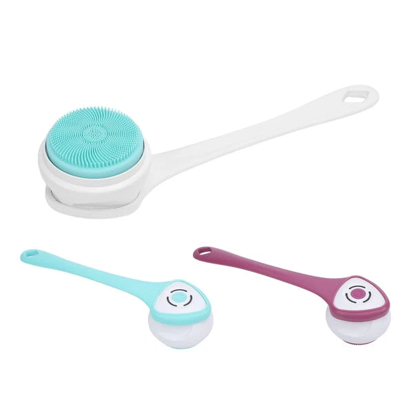 Electric Body Brush Multifunctional Long Handle Shower Brush Water Resistant