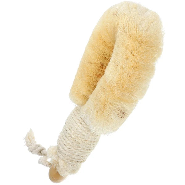 Sisal Shower Brush Body Exfoliator Scrubber Exfoliating Back Bath