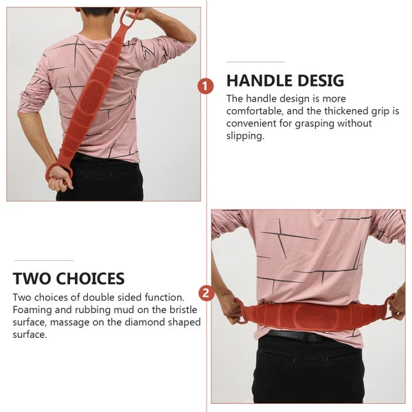 Scrub Bath Brush Shower Back Exfoliating Scrubber Man Towel Body