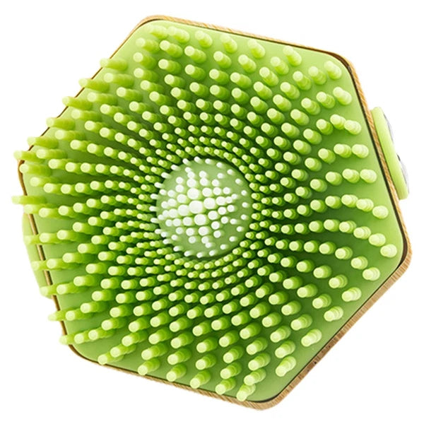 Silicone Bath Brush Bathing Body Shower Scrubber Portable Exfoliator Bath Brush